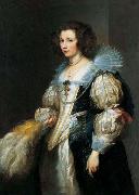 Anthony Van Dyck Marie Louise de Tassis, Antwerp 1630 painting